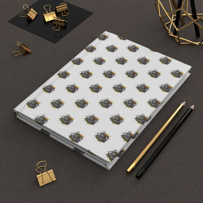 Hardcover Journal — Vintage Camera Pattern Notebook for Photographers & Creatives