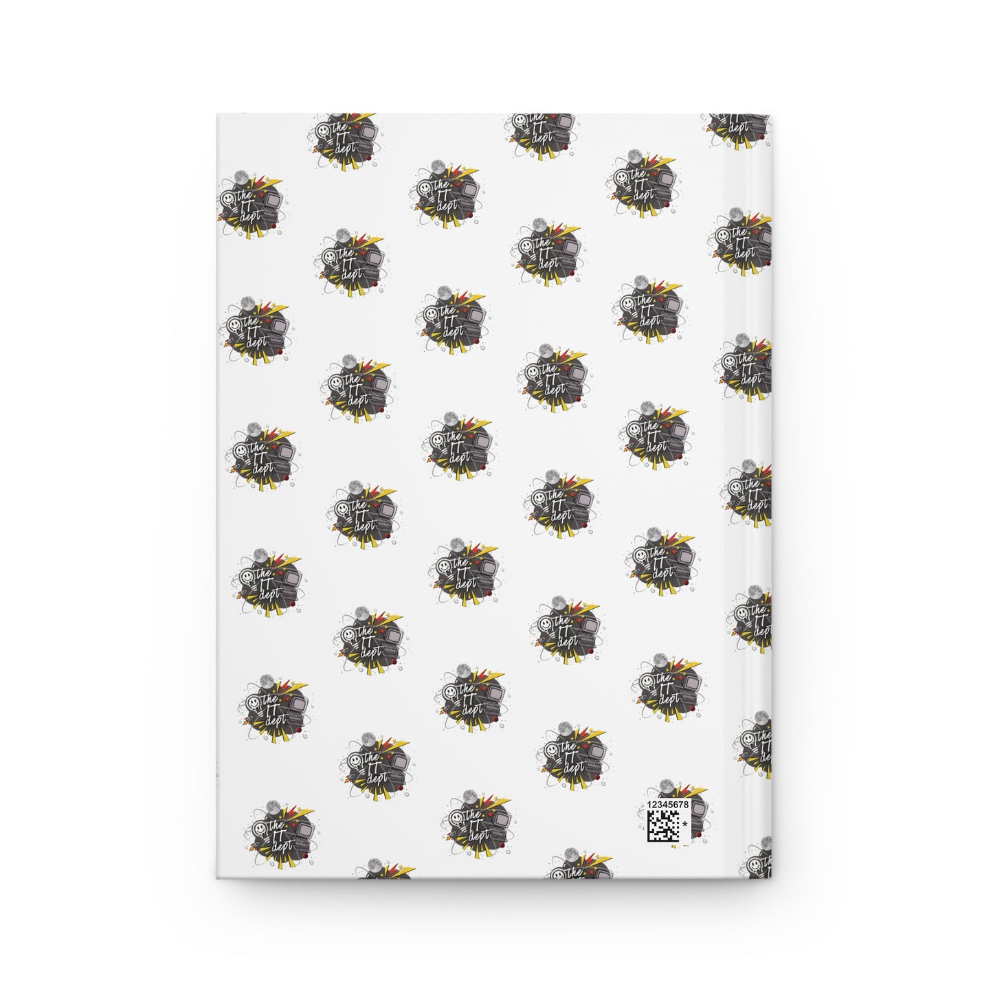 Hardcover Journal — Vintage Camera Pattern Notebook for Photographers & Creatives