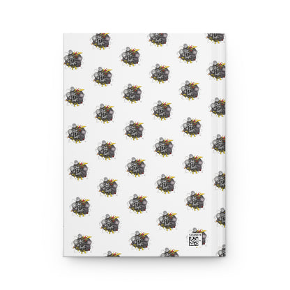Hardcover Journal — Vintage Camera Pattern Notebook for Photographers & Creatives
