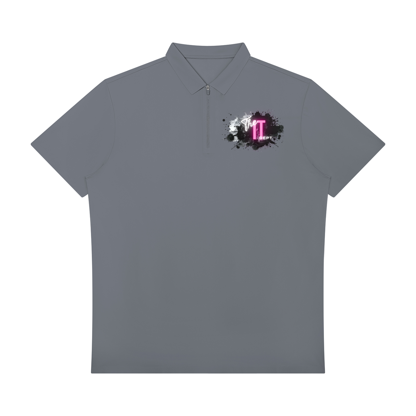 Men's Quarter-Zip Performance Polo Shirt
