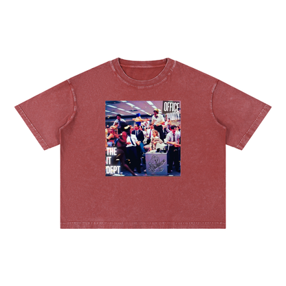 the IT dept Mineral Wash Boxy Oversized T-Shirt