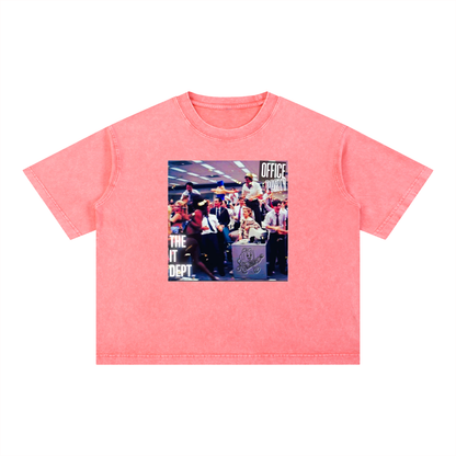 the IT dept Mineral Wash Boxy Oversized T-Shirt