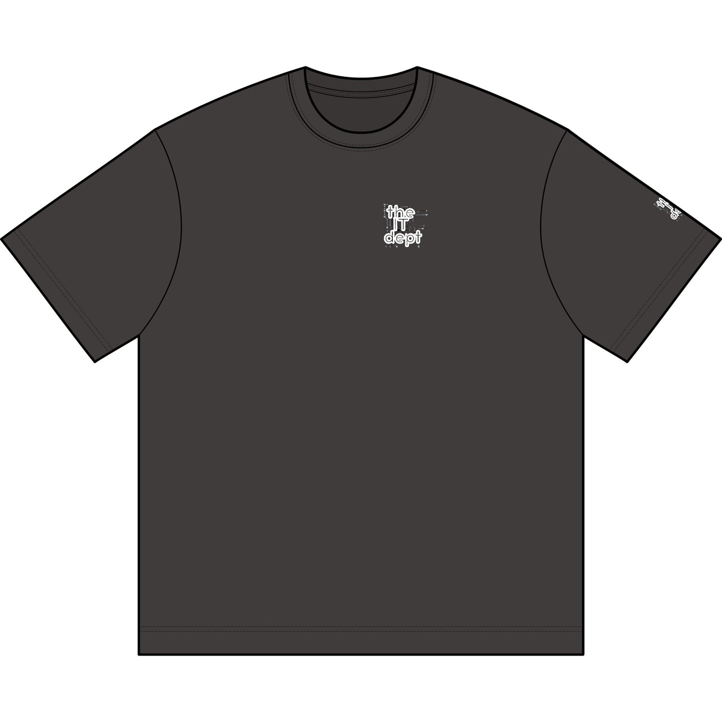 the IT dept Embroidered Logo Oversized Cotton Tee