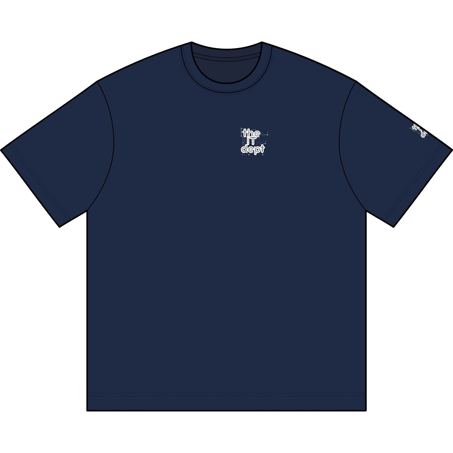 the IT dept Embroidered Logo Oversized Cotton Tee