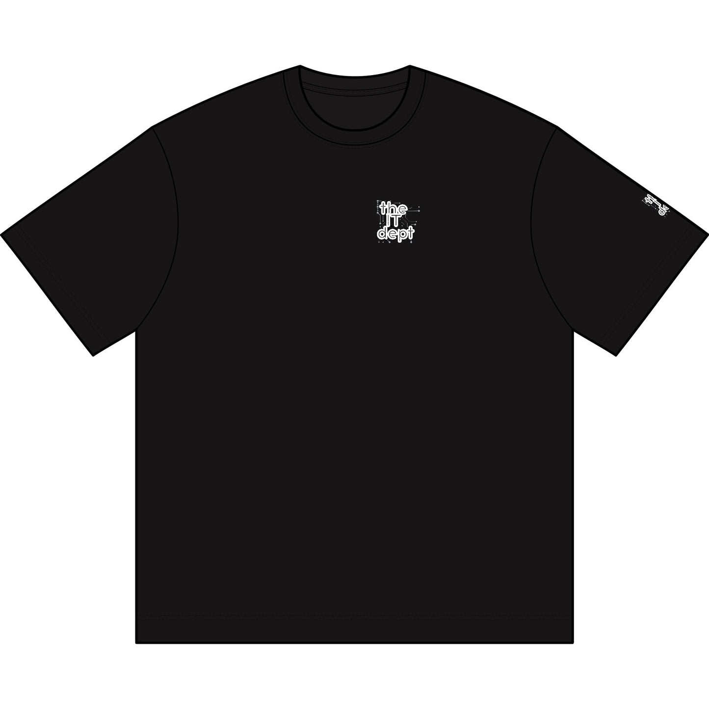 the IT dept Embroidered Logo Oversized Cotton Tee