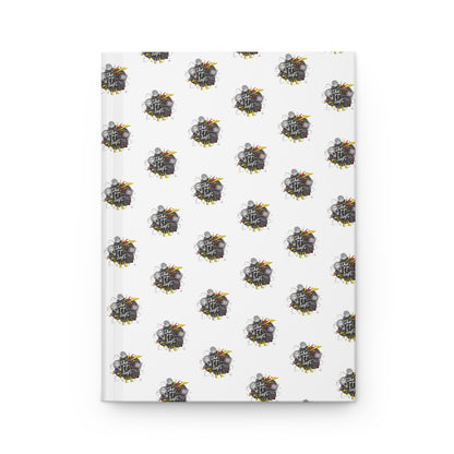 Hardcover Journal — Vintage Camera Pattern Notebook for Photographers & Creatives