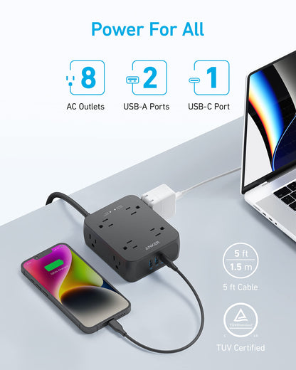 Anker 341 USB Power Strip (11-in-1)