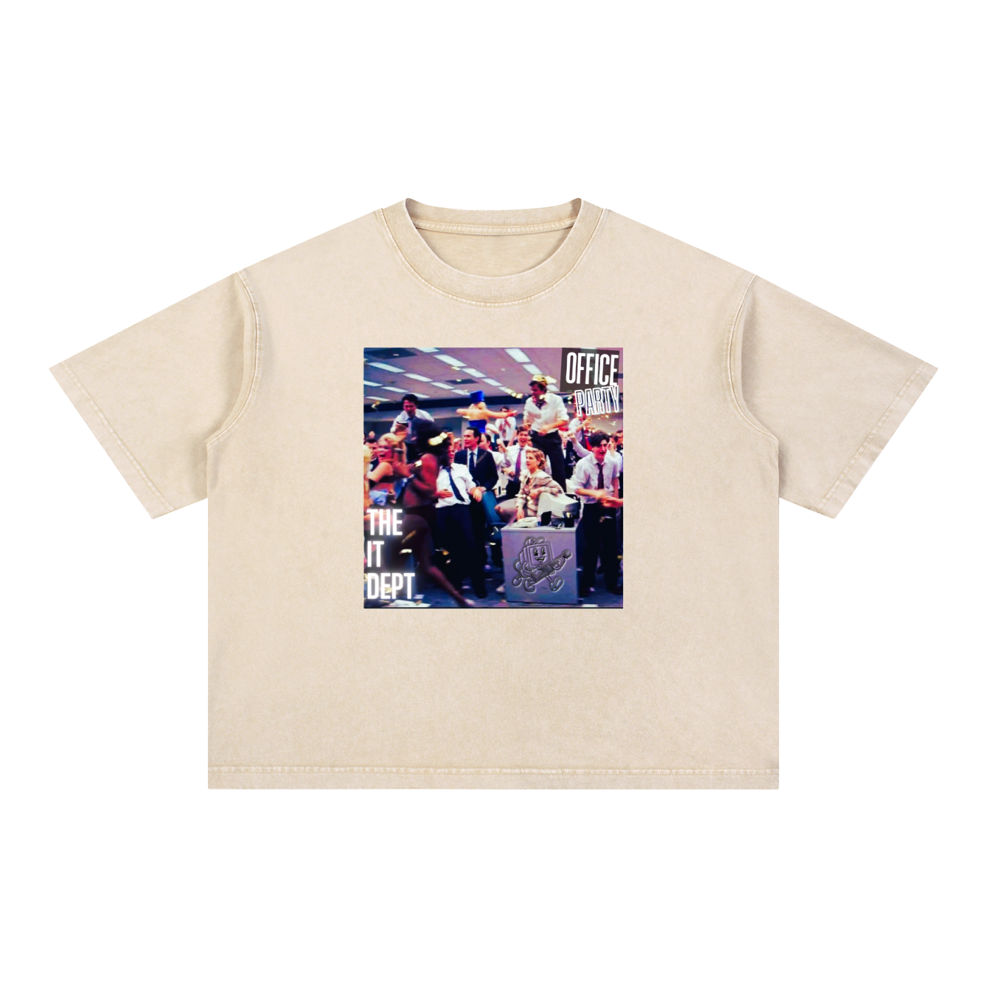 the IT dept Mineral Wash Boxy Oversized T-Shirt