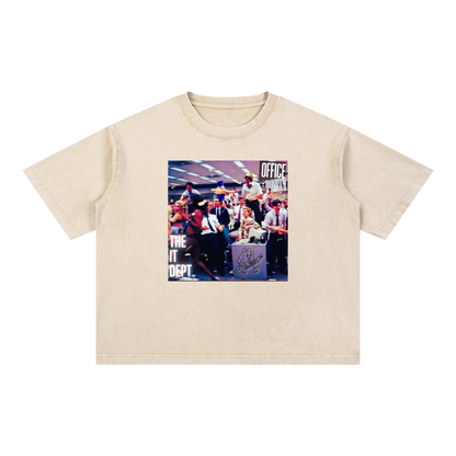 the IT dept Mineral Wash Boxy Oversized T-Shirt