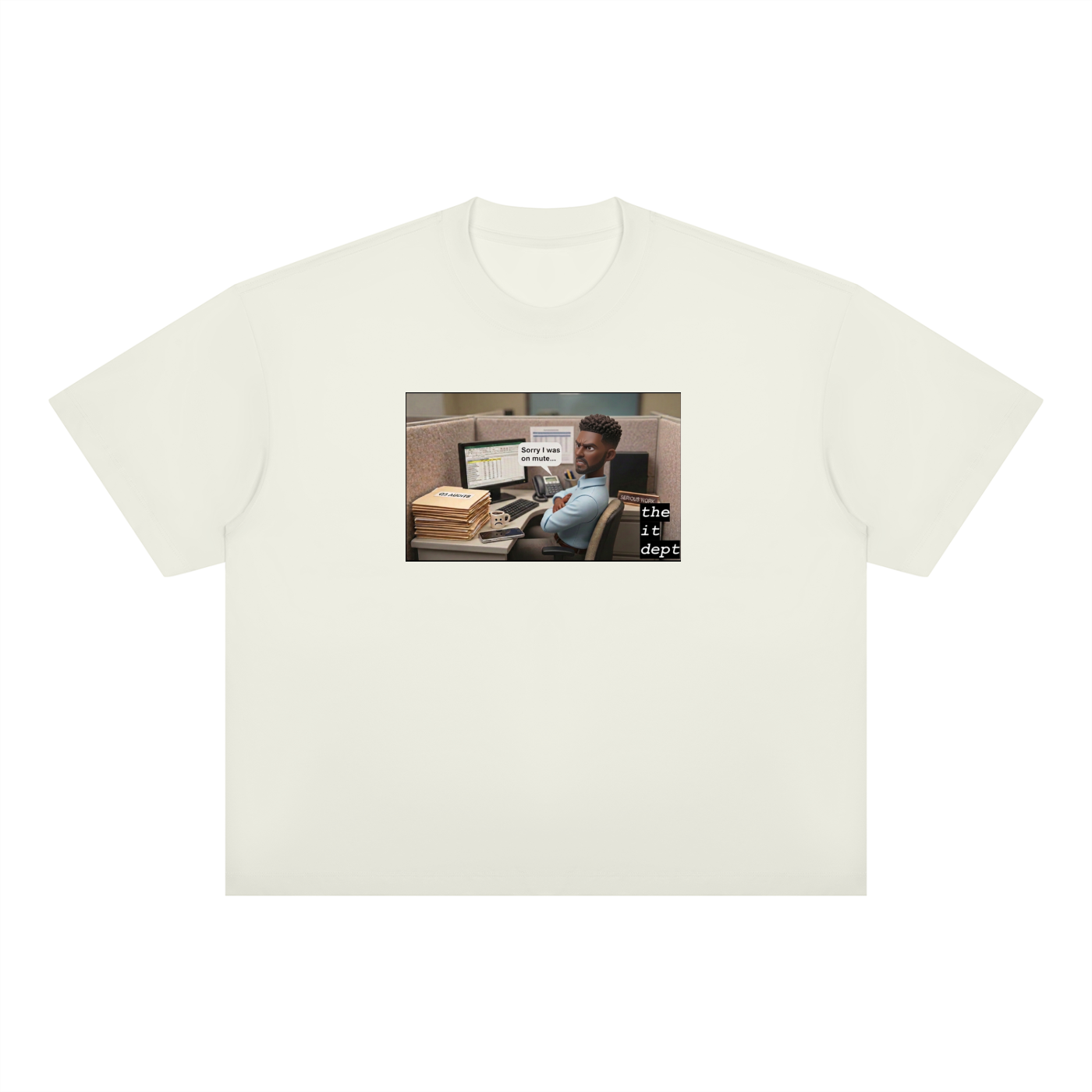 the IT dept Unisex Boxy Drop Shoulder T-Shirt