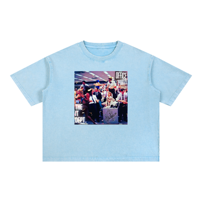 the IT dept Mineral Wash Boxy Oversized T-Shirt