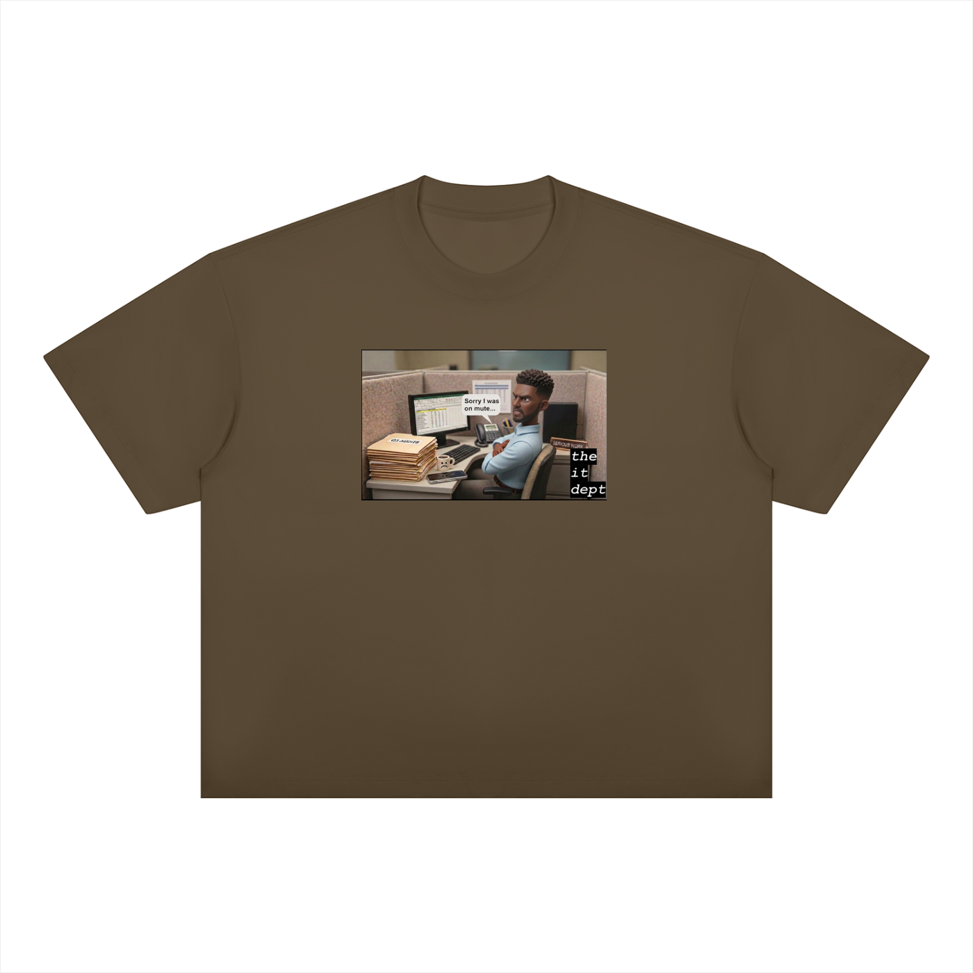 the IT dept Unisex Boxy Drop Shoulder T-Shirt