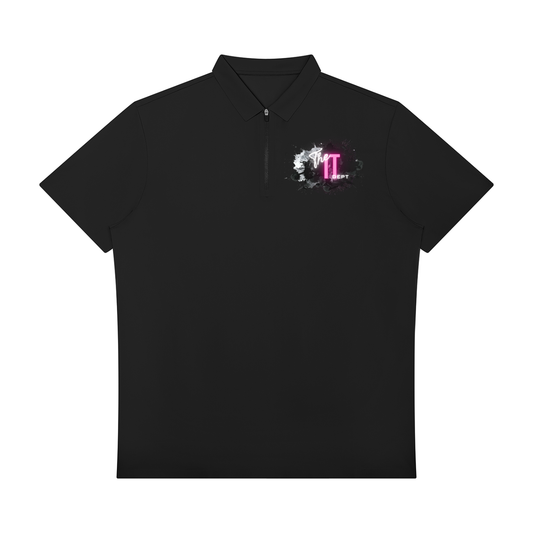 Men's Quarter-Zip Performance Polo Shirt